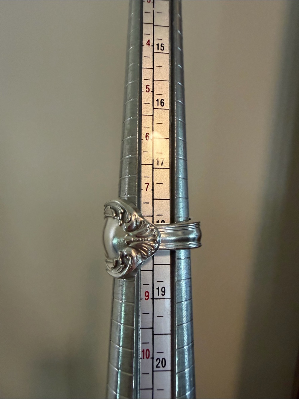 Silver Plated Spoon Ring - Picture 13 of 13